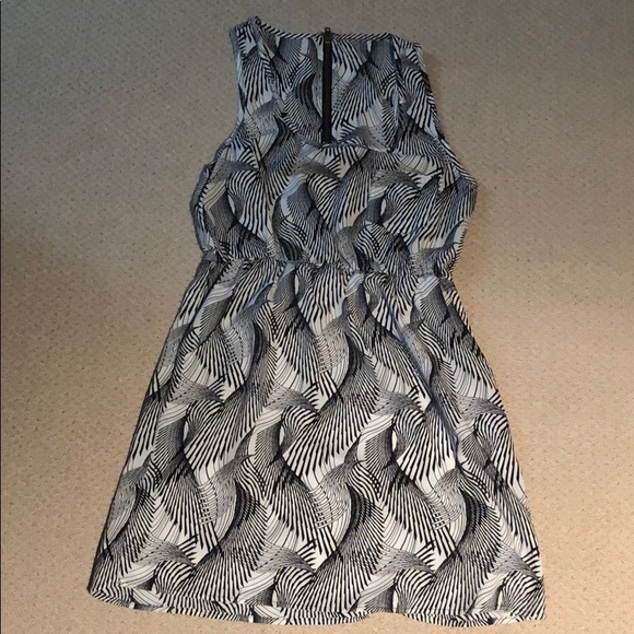 Forever 21 Black and White Printed Dress - Picture 2 of 4
